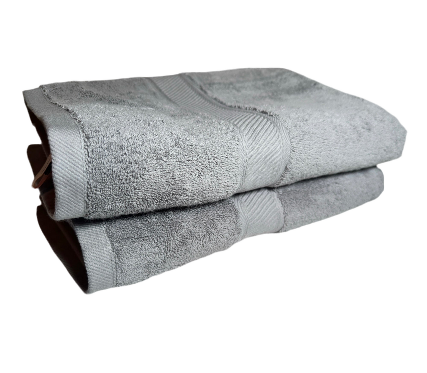 Bath towels, gray (2Pack)