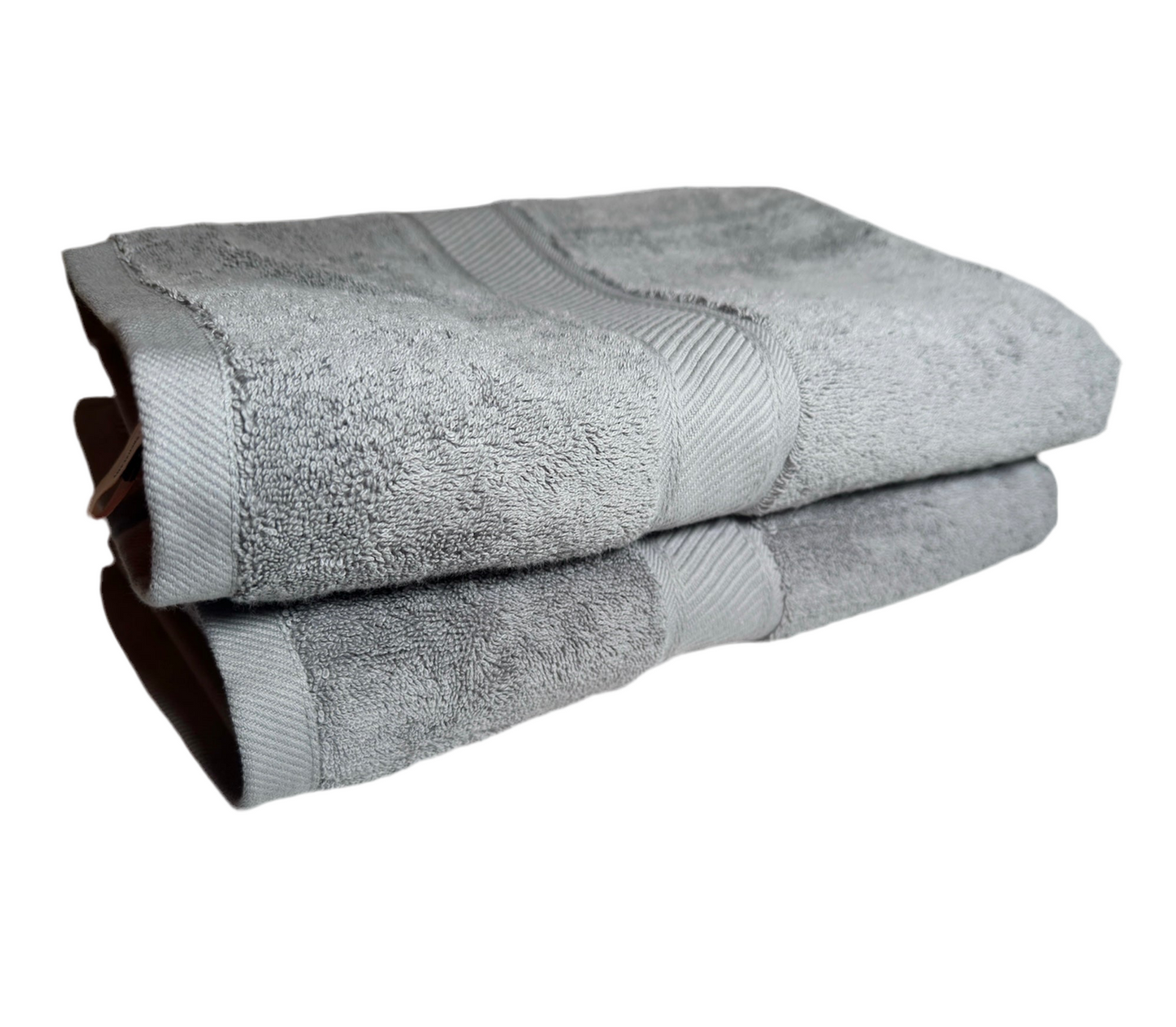 Grey bath towels (2Pack)