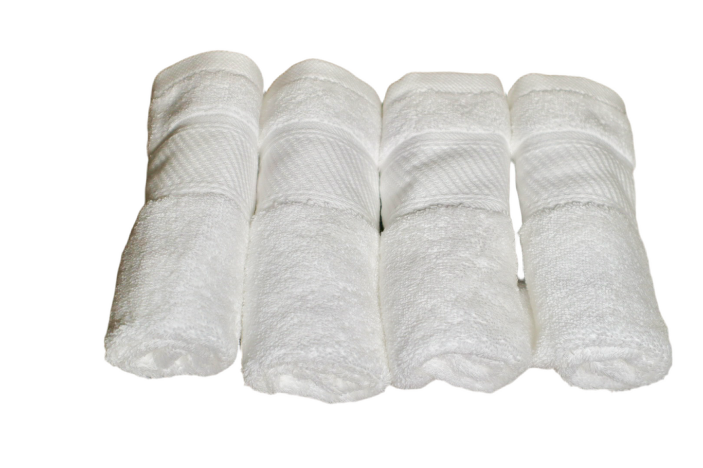 White washcloths (4 Pack)