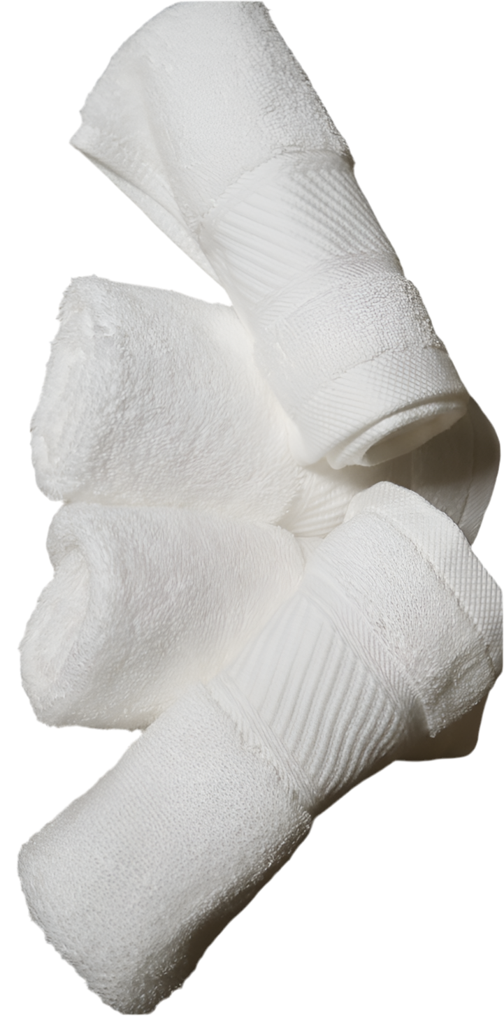 White washcloths (4 Pack)