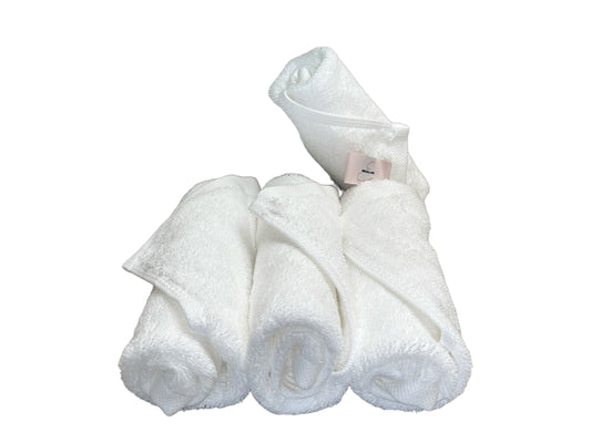 White washcloths (4 Pack)